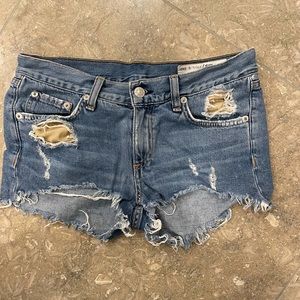 Rag and bone denim shorts
